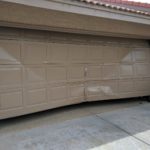 crash into garage door repair